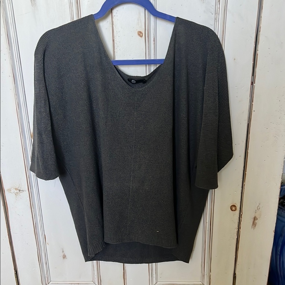 Elegant Dark Gray Women's Top